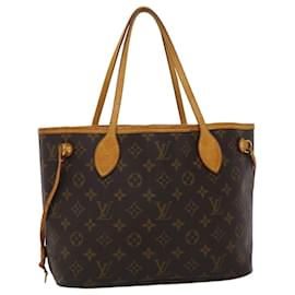 Louis Vuitton-LOUIS VUITTON Monogram Neverfull PM Tote Bag M40155 LV Auth 46160-Monogram