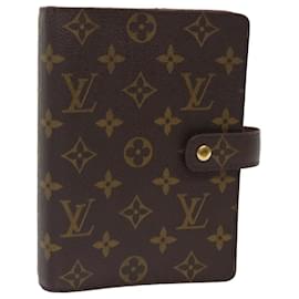 Louis Vuitton-LOUIS VUITTON Agenda con monogramma MM Agenda da giorno Cover R20105 LV Auth hk747-Monogramma