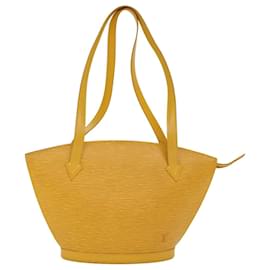 Louis Vuitton-LOUIS VUITTON Epi Saint Jacques Poignes Long Hand Bag Yellow M52339 auth 46768-Yellow