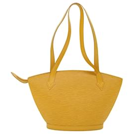 Louis Vuitton-LOUIS VUITTON Epi Saint Jacques Poignes Long Hand Bag Yellow M52339 auth 46768-Yellow