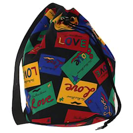 Saint Laurent-SAINT LAURENT LOVE Shoulder Bag Nylon Multicolor Auth yk7630-Multiple colors