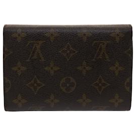 Louis Vuitton-LOUIS VUITTON Monogram Porte Tresor Etui Papie Wallet M61202 LV Auth 46800-Monogram