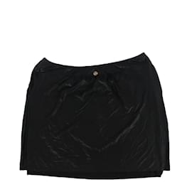 Chanel-CHANEL  Skirts T.fr 42 Cotton - elasthane-Black