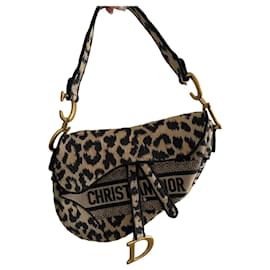 Christian Dior-Sacs à main-Imprimé léopard
