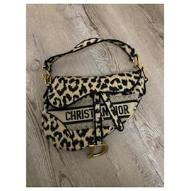 Christian Dior-Handbags-Leopard print