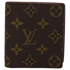 Louis Vuitton-Estuche de tarjetas Louis Vuitton-Castaño