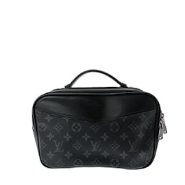 Louis Vuitton schwarze Monogramm-Eclipse-Explorer-Gürteltasche Schwarz
