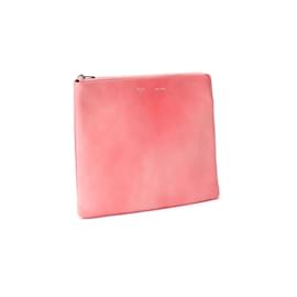 Céline-Leather Clutch Bag-Pink