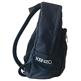 Kenzo-mochila superior-Azul marinho
