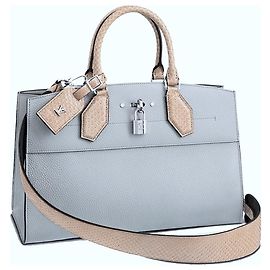 Bolsa Louis Vuitton City Steamer Leste Oeste Cinza