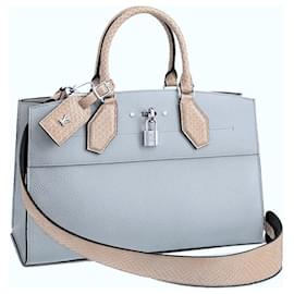 Louis Vuitton City Steamer PM Monogram Tressage Handbag Bag RARE