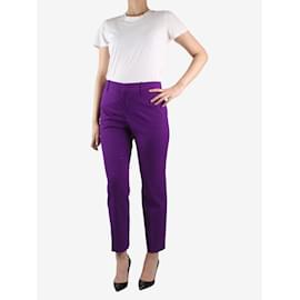 Gucci-Purple tailored trousers - size IT 44-Purple