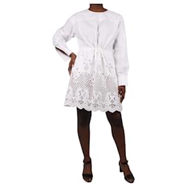 See by Chloé-Robe blanche brodée - taille FR 40-Blanc