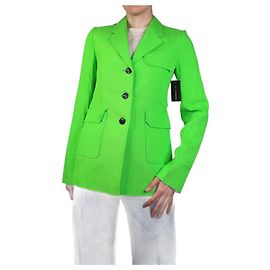 Victoria Beckham Blazer ajusté vert - taille UK 6 Vert