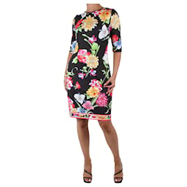 Emilio Pucci-Mehrfarbiges Kleid mit Blumenmuster – Größe IT 40-Mehrfarben