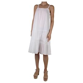 Autre Marque-White slip on dress - size UK 10-White