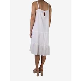 Autre Marque-White slip on dress - size UK 10-White