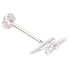 Autre Marque-Silver bolt stud earring-Silvery