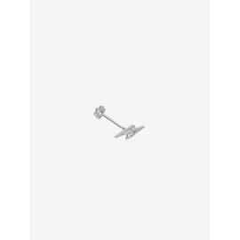 Autre Marque-Silver bolt stud earring-Silvery
