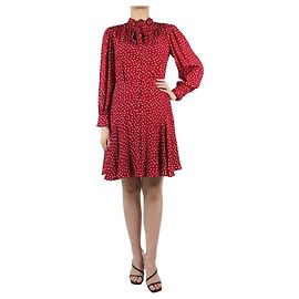 Rebecca Taylor Red heart printed dress - size US 6 Red