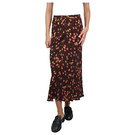 Cacharel Brauner Maxirock mit Blumenmuster – Größe UK 10 Braun
