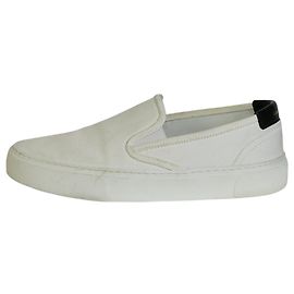 Saint Laurent Weiße Venice-Slipper – Größe EU 37.5 Weiß
