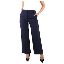 Theory Marineblaue, maßgeschneiderte Hose mit weitem Bein – Größe US 4 Marineblau