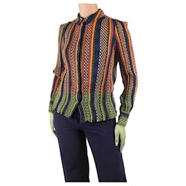 SéZane-Multicolour striped shirt blouse - size FR 36-Multiple colors