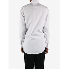 Christian Dior-White button-up cotton shirt - size IT 38-White