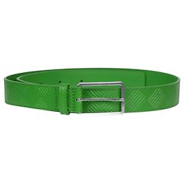 Bottega Veneta Green Cintura debossed leather belt Green