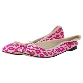 Repetto Chaussures plates à imprimé léopard rose - taille EU 38 Rose