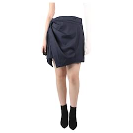 Isabel Marant Etoile-Grey check knot skirt - size UK 12-Grey