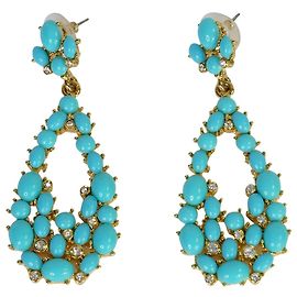 Kenneth Jay Lane Blue drop earrings Blue