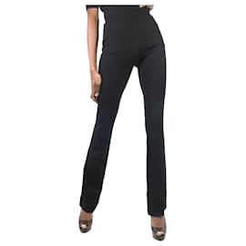 Anine Bing-Black slim straight-leg trousers - size EU 32-Black