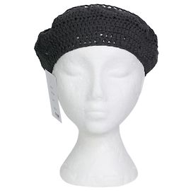 Ganni Gorro de malha boina cinza Cinza