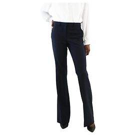 Theory Marineblaue, taillierte, ausgestellte Hose – Größe US 2 Marineblau
