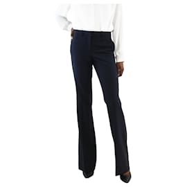 Theory-Navy flared tailored trousers - Size US 2-Navy blue