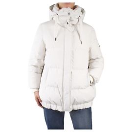 Brunello Cucinelli Weiße Pufferjacke – Größe IT 38 Weiß
