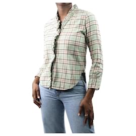 Isabel Marant Etoile-Camisa de flanela xadrez verde - tamanho FR 40-Verde