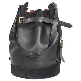Altuzarra Bolsa preta em couro e camurça Preto