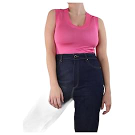 Bottega Veneta-Pink sleeveless bodysuit - size L-Pink