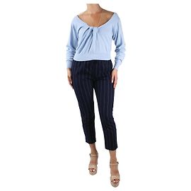 Joseph Blue pinstripe wool trousers - size FR 38 Blue