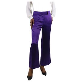 Tom Ford Lila Satinhose – Größe IT 38 Lila