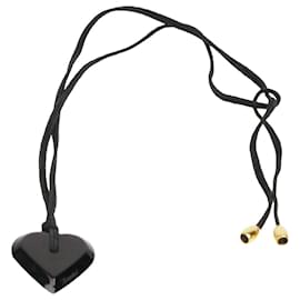 Baccarat-Baccarat black heart necklace-Black