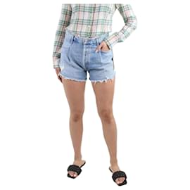 Citizens of Humanity-Blue denim pleated baggy shorts - size W27-Blue