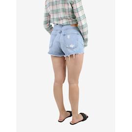 Citizens of Humanity-Blue denim pleated baggy shorts - size W27-Blue