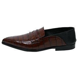 Loewe Mocassins à bout pointu en cuir marron - taille EU 37 Marron