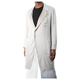 Y'S-Grey summer coat - size UK 12-Grey