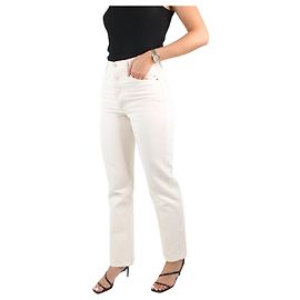 Dagmar Jean droit crème - taille W29 Écru