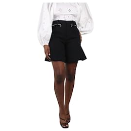 Chloé-Black zipper shorts - size FR 36-Black